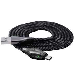 BENKS Type C Cable, 5A Super Fast Charging & Data Sync, Nylon Braided, 1.2M, Black (D27-Type-C)