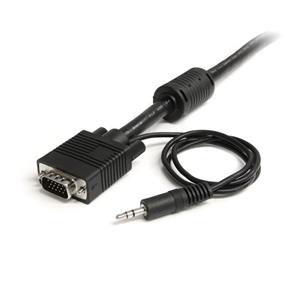 Startech Coax High Resolution Monitor VGA Cable with Audio HD15 M/M - 50ft (MXTHQMM50A)