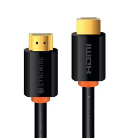 Syncwire Câble HDMI 4K à haut débit de qualité professionnelle avec Ethernet - 3 m / 9,84 pi (SW-HDMI-3M)
