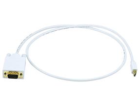Monoprice 3ft 32AWG Mini DisplayPort vers VGA Cable, Blanc