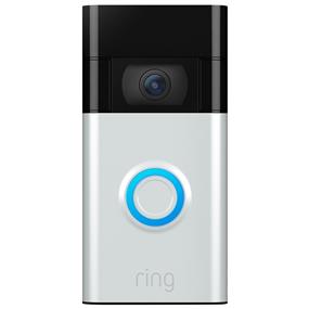 Ring Video Doorbell Wireless (2nd Gen) - HD with Two-Way Talk, Built-In, Rechargeable Battery or Hardwired, Works with Amazon Alexa -Satin Nickel(Open Box)