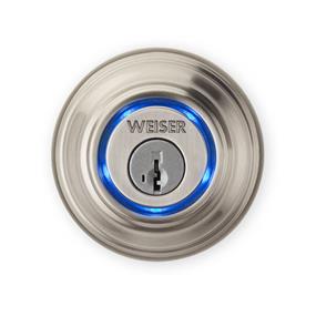 WEISER Kevo Smart Lock (Satin Nickel) | Bluetooth Enabled Deadbolt Lock