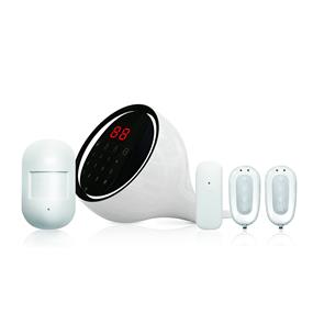 SMANOS WiFi/Phone Line Alarm System(W100) | -Free App available for iOS and Android | -W100 includes: Main Unit, 2 Remotes, 1 PIR Motion Sensor and 1 Door/Window Sensor | -Expandable W100 Supports up to 10 Remote Controls and 30 Sensors Built In 110 dB Siren | -No Contract, Self Monitored system