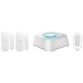 smanos Wi-Fi Alarm System (W020) | -compatible iOS or Android devices from the App Store or Google Play | -WiFi connected: Using your existing wireless home network | -Easy to install, with no monthly fees: | -Sleek design: The futuristic curved design blends with almost any type of décor