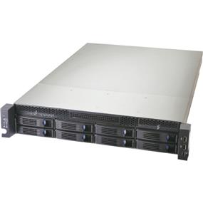 Chenbro RM23608M3 8-Bay Hot-Swap 2U Rackmount Chassis with 500W Power Supply - EATX 12Gb/s 8-port mini-SAS HD backplane, 2x 2.5" Int Bays (RM23608M3-500L)