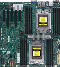 Supermicro H11DSI-NT Rev 2.0 Dual Socket SP3 AMD EPYC 7000-series Server Board - E-ATX, Bulk Pack (MBD-H11DSI-NT-B Rev 2.0)
