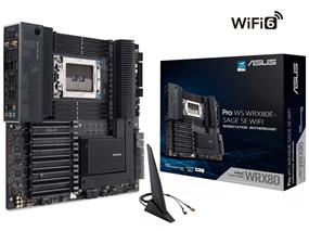 ASUS Pro WS WRX80E-SAGE SE WIFI AMD WRX80 EATX Workstation Board - for Threadripper PRO sWRX8 CPU - DDR4 ECC (Pro WS WRX80E-SAGE SE WIFI )(Open Box)