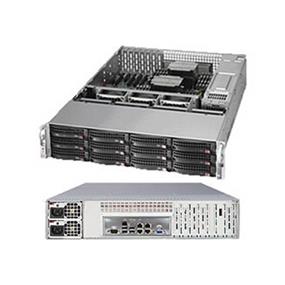 Processeur Supermicro SuperServer SYS-6027R-E1R12N Intel Xeon E5-2600 v2, DDR3 1866 MHz ; 24 emplacements DIMM | 3 emplacements PCI-E 3.0 x16 et 1 emplacement PCI-E 3.0 x8 | (SYS-6027R-E1R12N)