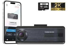 Thinkware Q200CH32 Dash Camera | Dashcam Front (Upgradable Rear) | 2K/30fps QHD | 125° Wide Angle Lens | Advanced Parking Mode support | Wi-Fi Connectivity | 32gb microSD Included