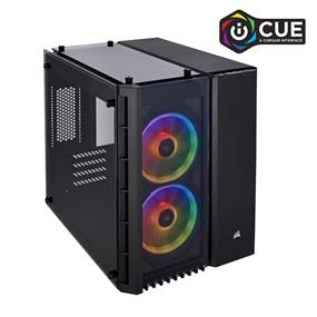 CORSAIR Crystal 280X RGB Micro-ATX Case, Black