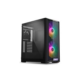 LIAN LI LANCOOL 215 SGCC/Tempered Glass ATX Mid Tower Computer Case - Black(Open Box)