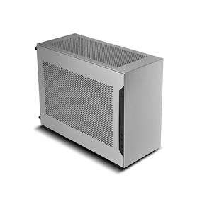 LIAN LI A4-H2O Silver SPCC / Aluminum Mini-ITX Computer Case, PCI4.0 Riser Card Cable Included (A4-H2O A4)