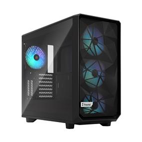 Fractal Design Meshify 2 RGB Black TG Light Tinted Tempered Glass Window ATX Mid Tower Computer Case