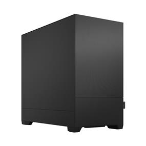 FRACTAL DESIGN Pop Mini Silent Black mATX Sound Damped Solid Panel Mid Tower Computer Case