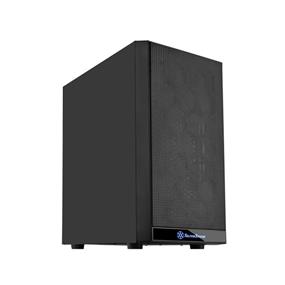 Silverstone Precision (SST-PS15B) Micro-ATX, Mini-DTX - All Black Painted Interior for Stylish Look, USB 3.0 Type-A x 2