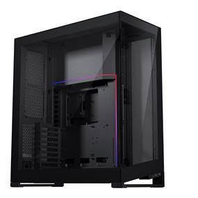 Phanteks NV7 Showcase Full-Tower Chassis, Black - High Airflow Performance, Integrated D/A-RGB Lighting, Seamless Tempered Glass Design, 12 Fan Positions(Open Box)
