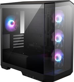 MSI MAG PANO M100R PZ, Micro ATX Tower Case (Back-connect supported), USB 3.2 Type-C x 1, USB 3.2 Gen1 x 1, Fan Included x 4, ARGB(Open Box)