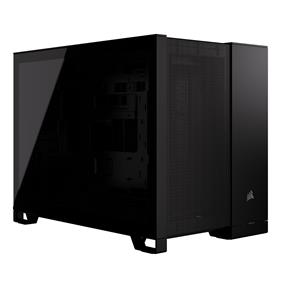 CORSAIR 2500D Airflow Micro ATX Dual Chamber PC Case - Fully Mesh Front, Side, and Roof Panels - Fits up to 11x 120mm fans – 4x AIO Radiator Mounting Positions