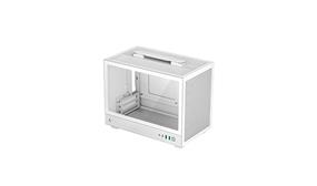 DeepCool CH160 Mini-ITX PC Case, High Airflow Mesh Panels, Full-Sized Air Cooler Support, Direct Insert GPU Capable, Flexible Drive and PSU Compatibility, White(Open Box)