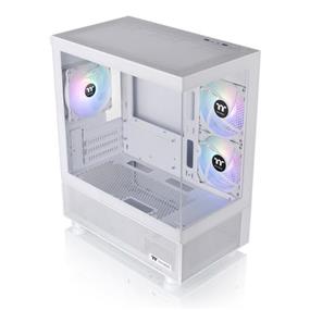 THERMALTAKE View 170 TG ARGB  Micro-Tower Case, Snow/White