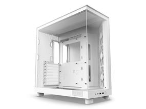 NZXT H6 FLOW Compact Dual-Chamber Mid-Tower Airflow Case, White(Open Box)