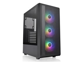 THERMALTAKE S200 TG ARGB Mid Tower Computer Case, Black(Open Box)