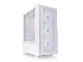 THERMALTAKE S200 TG ARGB Mid Tower Computer Case, Snow(Open Box)