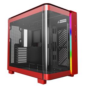 Montech KING 95 Mid Tower ATX Case, Red