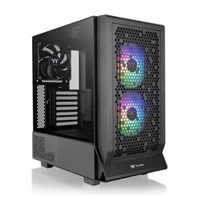 Thermaltake Ceres 330 TG ARGB Mid Tower Computer Case, Black