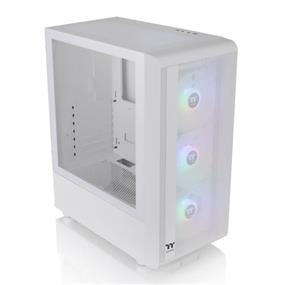 Thermaltake S200 TG with 4 x ARGB Lite Fan Computer Case, Snow