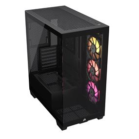 CORSAIR iCUE LINK 3500X RGB Tempered Glass Mid-Tower PC Case, Black