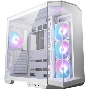 MSI MAG PANO 100R PZ WHITE Mid-Tower Case for up to ATX Motherboards, USB 3.2 Type-C x 1, USB 3.2 Gen1 x 2,  Tempered Glass Window