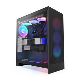 NZXT H7 Flow RGB Mid-Tower ATX Airflow case,Black(Open Box)