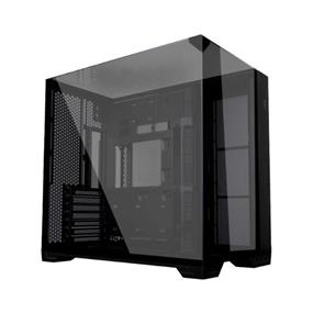 LIAN LI O11 vision compact black color Aluminum / Steel / Tempered Glass ATX Mid Tower PC Case