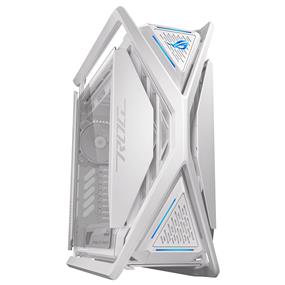 Asus ROG Hyperion GR701 E-ATX Full-Tower Computer Case - White, with Semi-Open Structure, Tool-Free Side Panels, Supports up to 2 x 420mm Radiators, Built-in Graphics Card Holder, 2x Front Panel Type-C(Open Box)