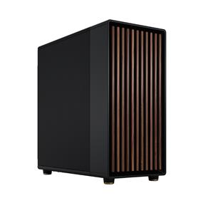 FRACTAL DESIGN North XL EATX ATX mATX Mid Tower PC Case - Charcoal Black Chassis with Walnut Front and Mesh Side Panel(Open Box)