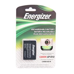 Energizer ENB-CE12 Digital Replacement Battery For Canon LP-E12 | Compatible with Select Canon M Cameras & EOS Rebel SL1