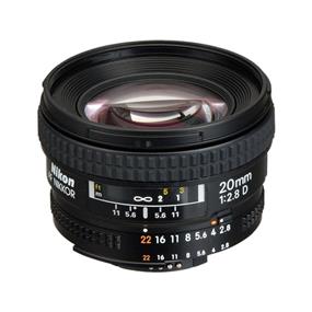 Nikon AF FX NIKKOR 20 mm f/2.8D | Compact Ultra-Wide-Angle Lens | 94-degree Angle of View