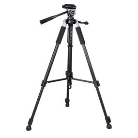 Bower Heavy Duty Series 58" Photo/Video Tripod (Black) | Expands from 21" to 58" | Versatile, fully-adjustable 3-way panhead (VT5800)(Open Box)