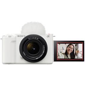 Sony ZV-E1 Full-frame Interchangeable Lens Mirrorless Vlog Camera (Lens Kit / White) | 4K/60p, 120p upgradable | 28-60mm Lens | 4:2:2 10bit | 12.1 MP Back-Illuminated CMOS Exmor R | BIONZ XR Image Processing Engine | AI Processing Subject Recognition