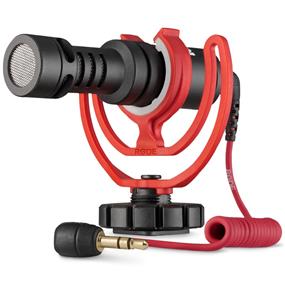 RODE VideoMicro | Compact On-Camera Microphone | Compact Size and Lightweight | All-Metal Microphone Body | No Battery Required (Plug-In Power) | Cardioid Polar Pattern | Includes Rycote Lyre Shock-Mount | Furry Windshield