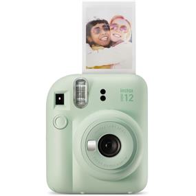 ppareil photo instantané Fujifilm Instax Mini 12 (vert menthe) | Exposition automatique et contrôle du flash | Impression rapide de 5 secondes | Facile à utilise