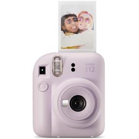 ppareil photo instantané Fujifilm Instax Mini 12 (violet lilas) | Exposition automatique et contrôle du flash | Impression ultra-rapide en 5 secondes | Facile à utiliser