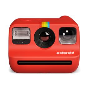 Polaroid Go Generation 2 Instant Camera (Red) | Smallest Instant Camera In The World | Selfie Mirror | Self-Timer | Double Exposure | Large F9-F42 Aperture | Internal Rechargeable Battery | Wrist Strap & USB-C Cable Included