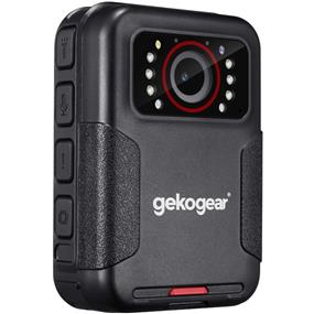 GekoGear Aegis 110 1080P Full HD Body Cam with IP65 | 110° Wide Angle Lens | Infrared Night Vision | Loop Recording | 2" LCD Screen | IP65 Water Resistant | Compact & Durable | Password Protected System | Multi-Functional Body Worn Camera use for Security, Police, & other Military LEO Personnel (Bodycam) (mygekogear)