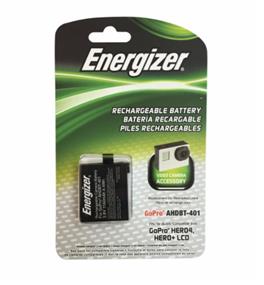 La pile de remplacement numérique Energizer ENV-GP4 pour GoPro AHDBT-401