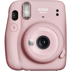 FUJIFILM (Instax Mini 11) - Appareil photo instantané | système de réglage automatique de l'exposition, mode égoportrait à une touche, miroir égoportrait, boutons d'obturation personnalisés | rose