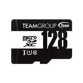 TeamGroup 128GB microSDHC UHS-I/U1 Class 10 Memory Card with Adapter, Speed Up to 100MB/s (TUSDX128GCL10U03)