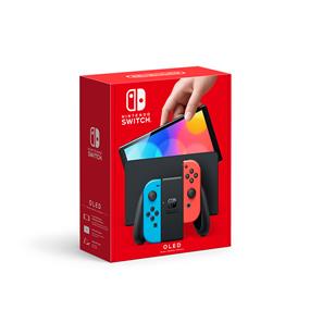 Nintendo Switch (OLED Model) Console - Red/Blue