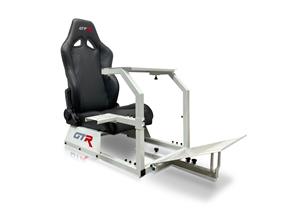 GTR Simulator GTA Model - Silver Frame, Black Seat (Seat Slider and Shifter Holder Included)